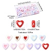 100Pcs Opaque Acrylic Beads OACR-FS0002-48-4