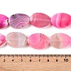 Natural Agate Dyed Beads Strands G-T138-202-5
