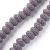 Natural Lava Rock Beads Strands G-F671-01A-15-1