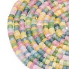 Natural White Jade Beads Strands G-P575-B14-4x2mm-01-3