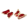 Brass Pave Faceted Glass Connector Charms FIND-Z020-03U-2