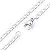 Men's 201 Stainless Steel Figaro Chains Necklace NJEW-N050-A08-3-45P-2