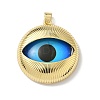 Brass Resin Pendants KK-H079-02A-G04-1