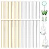 400Pcs 4 Styles 304 Stainless Steel Flat Head Pins STAS-PH0007-42-1