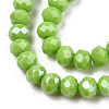 Electroplate Glass Beads Strands EGLA-A034-P4mm-A28-3