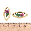304 Stainless Steel Epoxy Resin Pendants STAS-T072-31-4
