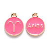 Alloy Enamel Pendants ENAM-S124-01B-03A-1