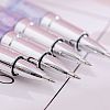 Lipstick Shape Empty Tube Black Ink Ballpoint Pens LS-DIY-H123-A01-6