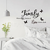 Rectangle with Word PVC Wall Stickers DIY-WH0228-126-3