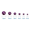 Medium Orchid Imitation Pearl Beads Assorted Mixed Sizes 4-12mm Flat Back Pearl Cabochons SACR-PH0001-47-2