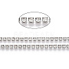 Iron Rhinestone Strass Chains CH-YW0003-01C-NF-4