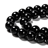 Natural Eyeless Obsidian Beads Strands G-K123-06-14mm-3