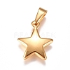 304 Stainless Steel Pendants X-STAS-I135-25G-1