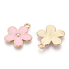 Alloy Enamel Pendants PALLOY-S133-014C-2