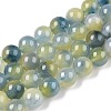 Dyed Natural White Jade Beads Strands G-T138-10mm-210-18-4