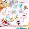 20Pcs 10 Style Acrylic Blank Pendants DIY-CJC0002-012-7