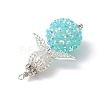 Glass Seed Beads Alloy Pendants PALLOY-MZ00283-5