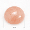 Cherry Quartz Glass Cabochons G-H1596-FR-12mm-21-4