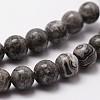 Natural Map Stone/Picasso Stone/Picasso Jasper Bead Strands X-G-D840-60-8mm-3