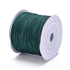 Nylon Braided Cord for Woven Jewelry Making Macrame Craft NWIR-D055-0.6mm-14-2