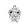 Alloy Rhinestone Pendants RB-CBA9733-02P-1