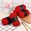 5Pcs Polyester Yarn for Knitting & Crochet YCOR-SZ0001-03L-4
