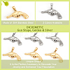 DICOSMETIC 8Pcs 2 Colors 304 Stainless Steel Pendants STAS-DC0010-07-4