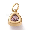 PVD Vacuum Plating 304 Stainless Steel Cubic Zirconia Pendant ZIRC-P080-A-4