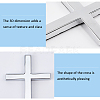 6Bags Alloy Car Stickers STIC-CP0001-25-5
