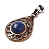 Natural Dyed Lapis Lazuli Pendants G-H065-02R-16-2