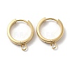 201 Stainless Steel Huggie Hoop Earrings Findings STAS-A167-01U-G-1