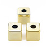 UV Plating Acrylic European Large Hole Beads X-PACR-T005-28C-1
