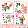 3 Sheets 3 Styles PVC Waterproof Decorative Stickers DIY-WH0404-067-3
