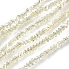 Electroplate Transparent Glass Beads Strands EGLA-P061-04C-AB17-1