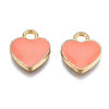 Alloy Enamel Charms X-ENAM-S121-041H-3
