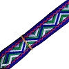 7M Ethnic Style Polyester Jacquard Triangle Ribbon PW-WG96346-14-1