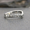 Hollow Out V-Shaped Heart Pattern Brass Finger Rings FS-WGACF43-02-3
