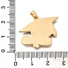 Brass Enamel Pendants KK-R212-17B-G-3