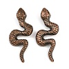 Tibetan Style Alloy Big Pendants AL-CBA2376-33R-1