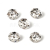 Glass Rhinestone Cabochons GLAA-A018-8mm-001-1