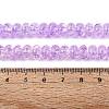 Crackle Transparent Glass Beads Strands GLAA-N069-02A-07-4
