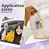 1Pc Silicone Cartoon Butterfly Flower Pendant Decorations HJEW-CP0001-17A-4