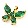 Brass Pave Cubic Zirconia Pendants KK-Q794-01A-G-2