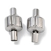 304 Stainless Steel European Clasps with Cord Ends SA-CBABC0F-06P-1