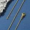 Brass Ball Chain Necklaces MAK-L009-06G-1