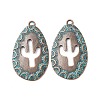 Tibetan Style Alloy Pendants X-FIND-B055-02C-1