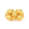 Brass Magnetic Clasps with Loops X-KK-H361-G-2