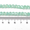 Baking Electroplate Glass Beads Strands DGLA-A039-J6MM-B07-4