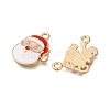 Christmas Theme Alloy Enamel Pendants FIND-M039-01I-2