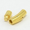 304 Stainless Steel Bayonet Clasps STAS-I013-3mm-G-2
